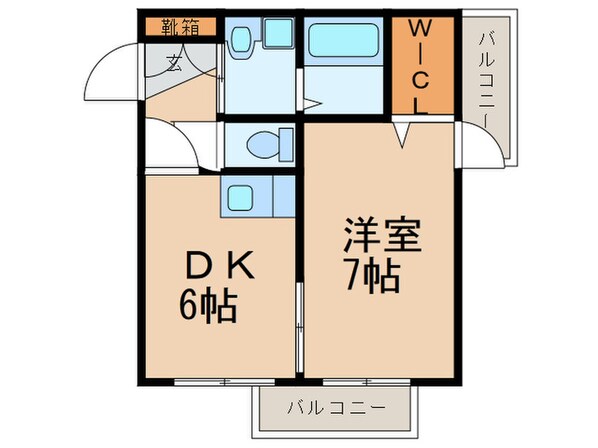 プロスペリテ川上の物件間取画像